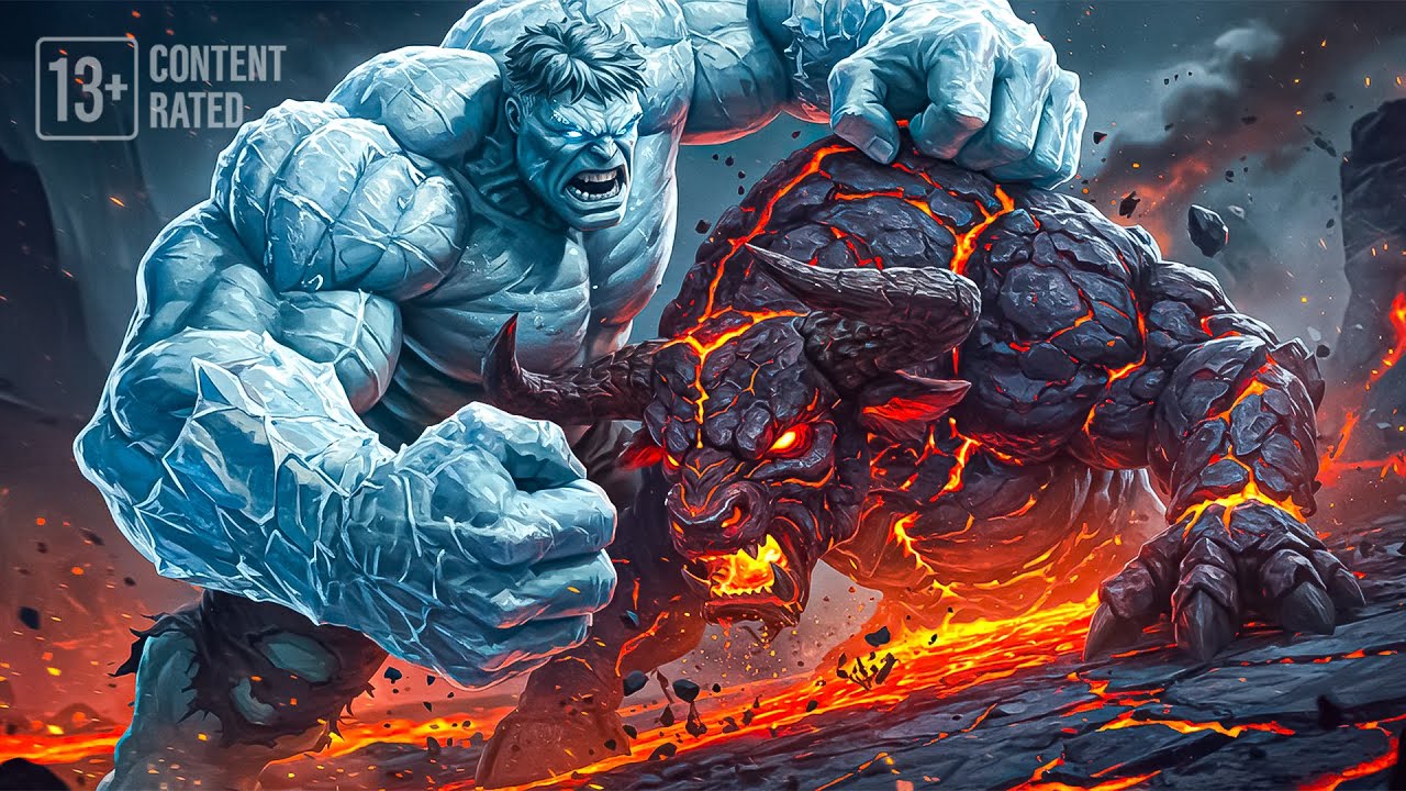 HULK ICE vs LAVA DEMON | Thor Saves the Minion Mine – Transformation Short (13+)