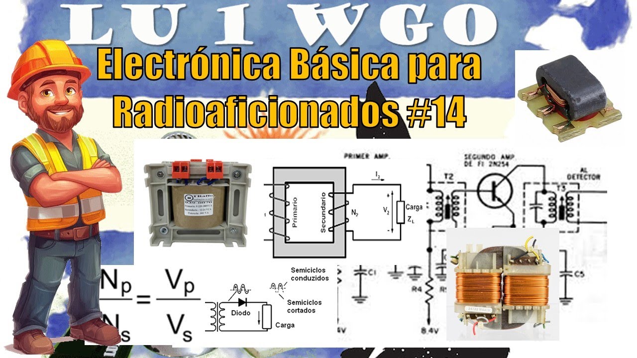 LU1WGO: Electrónica Básica para Radioaficionados-Clase #14. TRANSFORMADORES