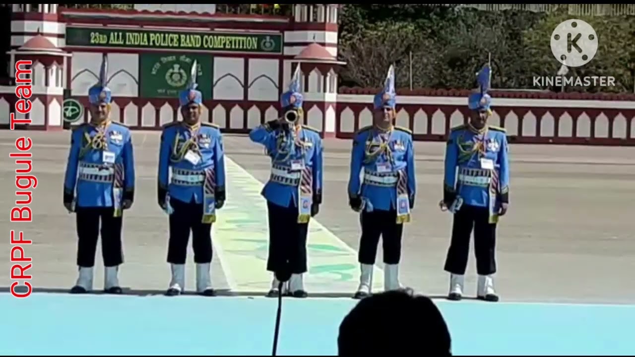 23rd All India Police Band Competition| Crpf Bugle Team #crpfbuglures #bugle #buglecompetition #band