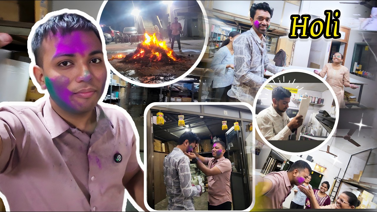 Office mein bura na mano holi hai!😅