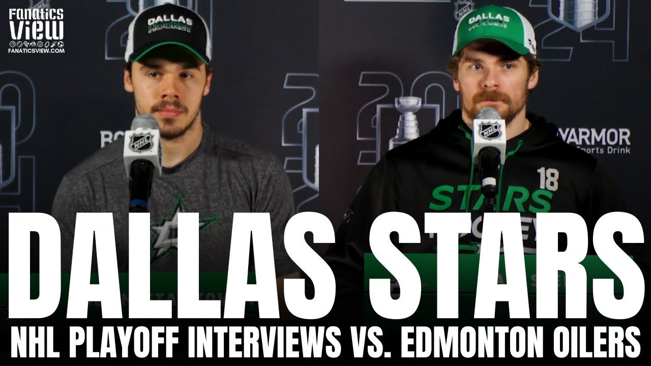 Logan Stankoven & Sam Steel Discuss Facing Connor McDavid, Dallas Stars vs. Edmonton Oilers WCF