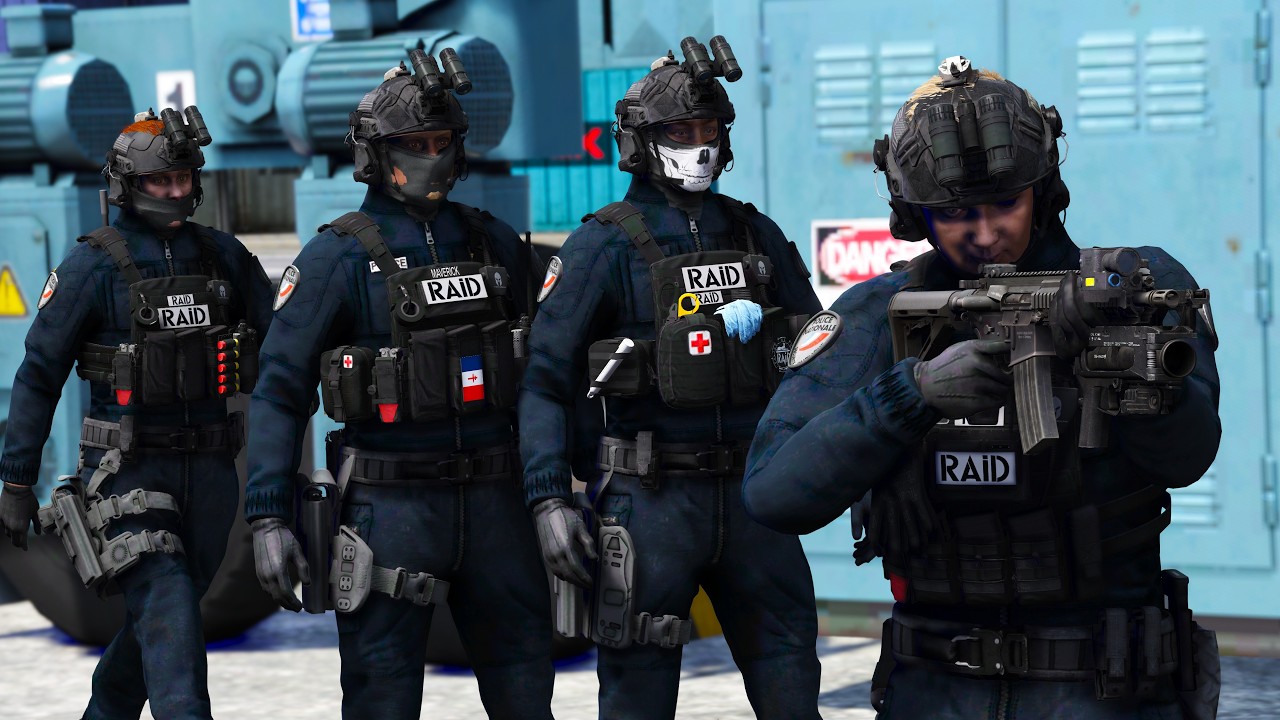 [GTA 5] Intervention sous tension avec les hommes du RAID🚔 | LSPDFR #1395