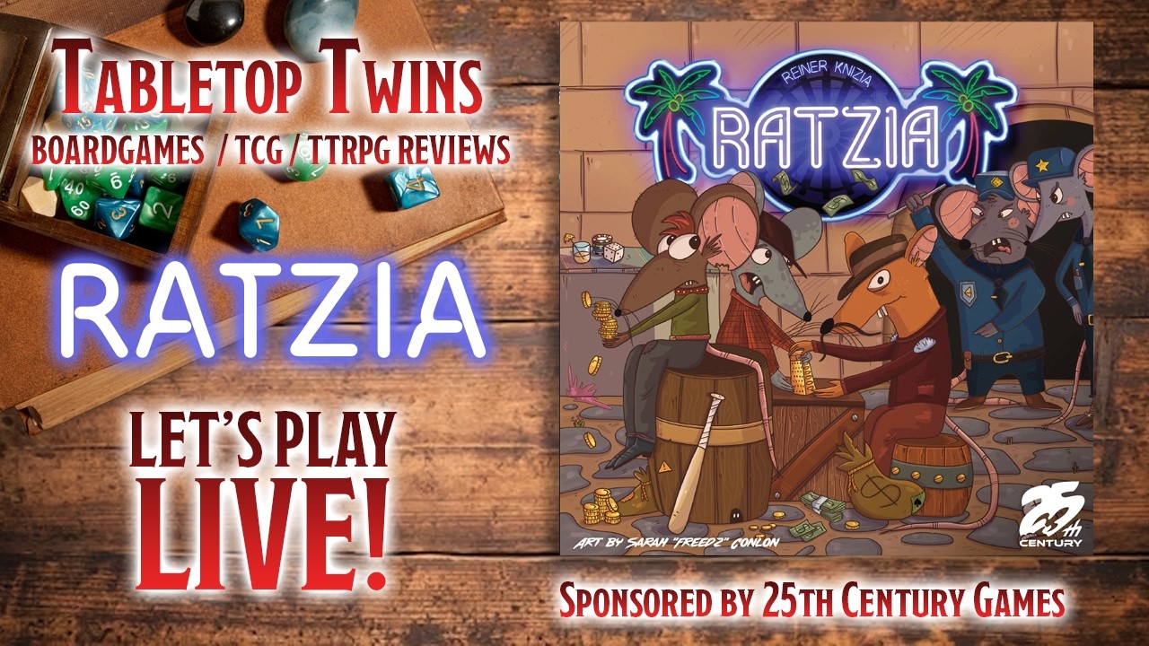 [TABLETOP TWINS] Ratzia 25th Century Games Liveplay/Review (Yuki & Yuna | Twin Vtubers)