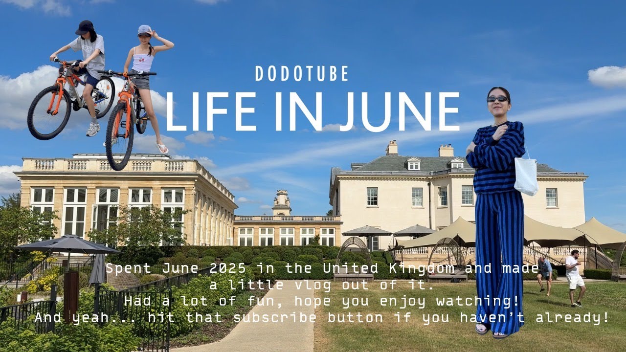 【Vlog：June 2025】子どもたちと過ごしたイギリス＆イタリア行きの空港でハプニング発生！