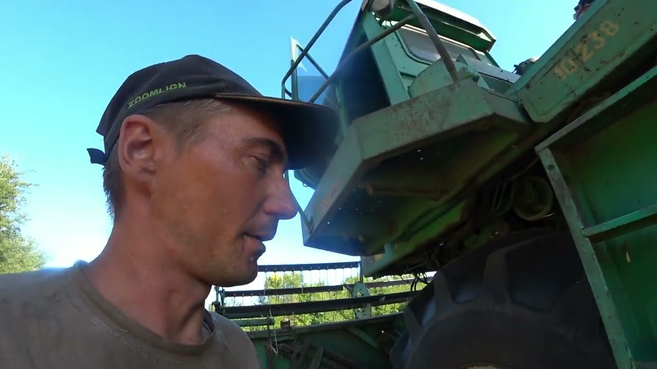 Новый комбайнёр это не шутки. Второй день уборочной 