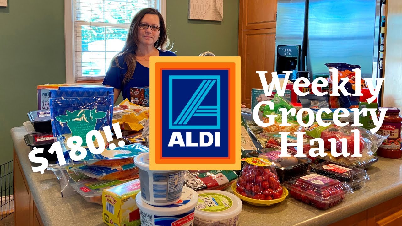 ALDI GROCERY HAUL - grocery haul for a family of 4//what to buy at ALDI + affordable grocery haul