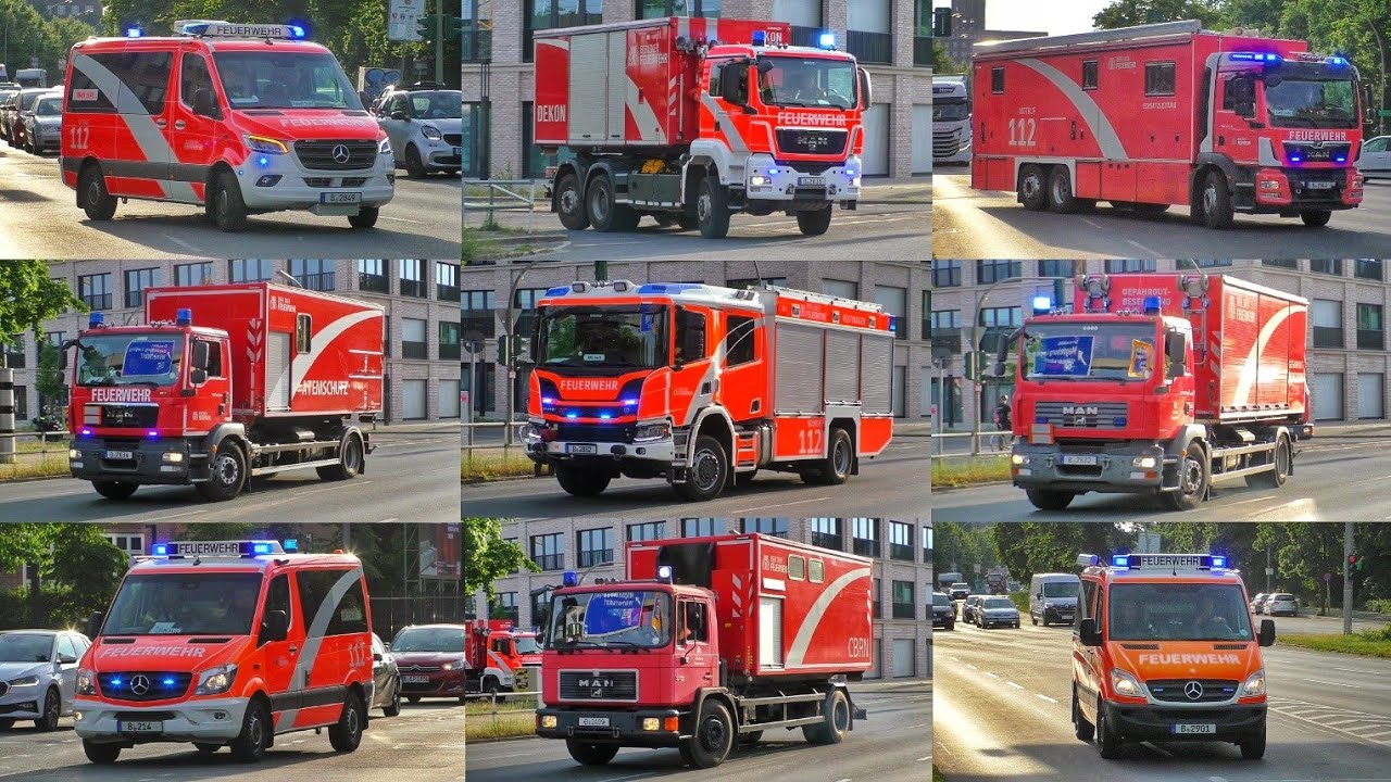 [FEUER IN SCHOKOLADENFABRIK 🍫🔥] Einsatzfahrten 》 4× WLF, RW3, ELW2 uvm. || Berliner Feuerwehr / TD1