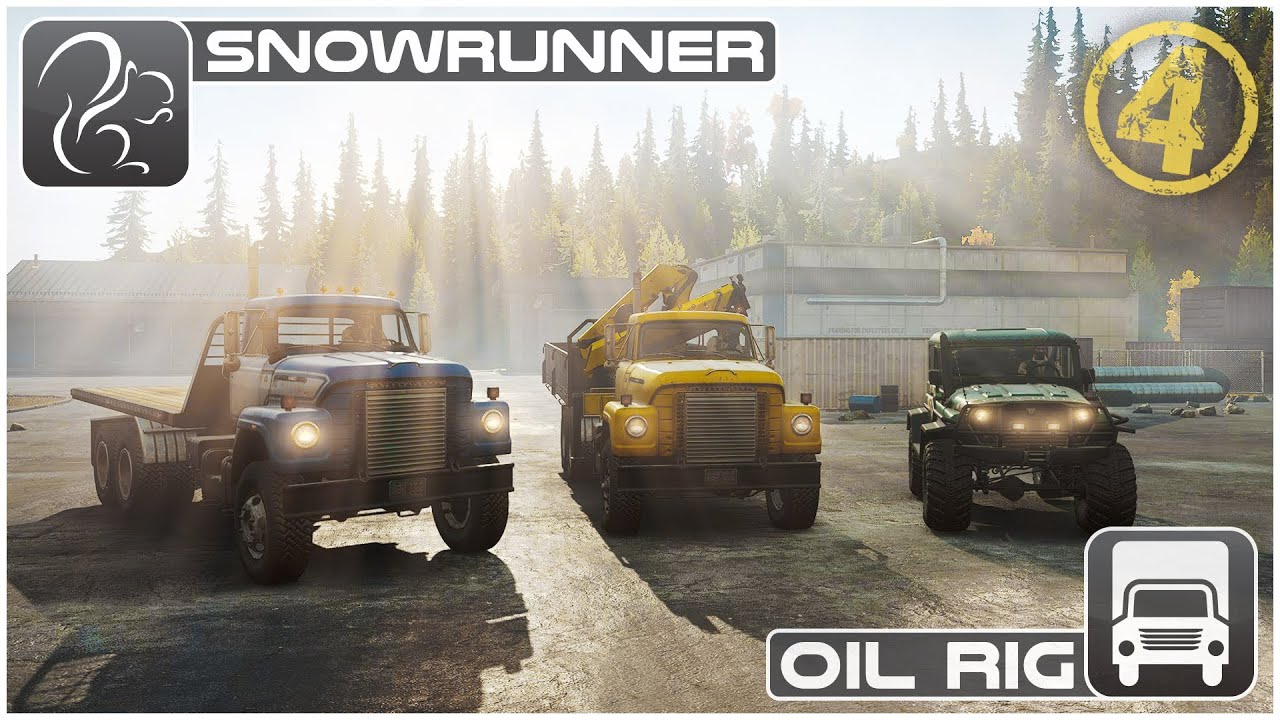 SnowRunner - Michigan Multiplayer (Ep 4) - Oil Rig