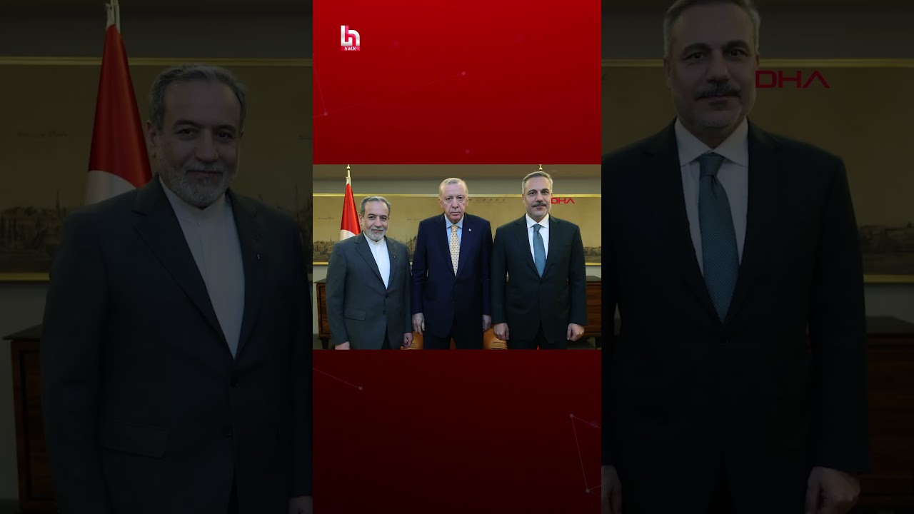 Cumhurbaşkanı Erdoğan, İran Dışişleri Bakanı Arak&ccedil;i'yi kabul etti! #shorts