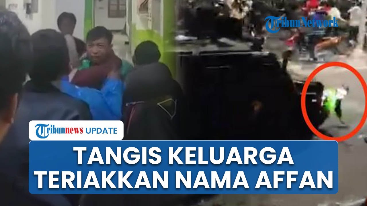 Tangis Keluarga Affan Kurniawan Ojol yang Dilindas Rantis, Terobos Hujan Deras Jemput Jenazah
