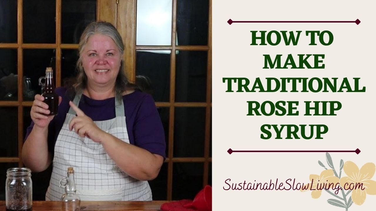 How to Make TRADITIONAL Rose Hip Syrup – A DELICIOUS Homemade Treat