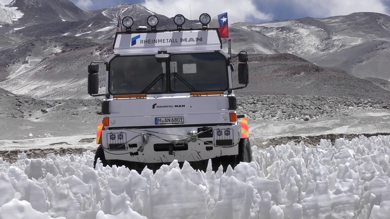 Rheinmetall High Altitude Truck Expedition – Folge 6: HX-Truck durchfährt Büßereisfeld