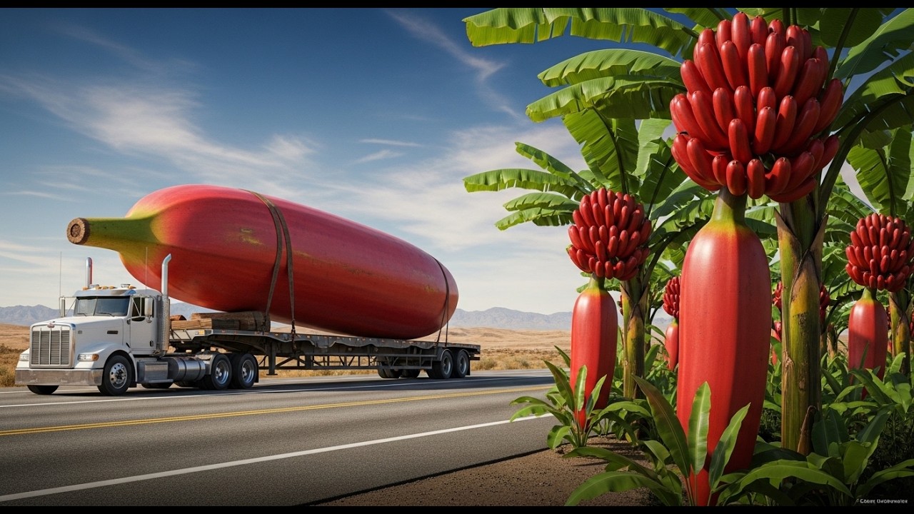 Giant Red Banana Farming Documentary | High Profit Tropical Agriculture