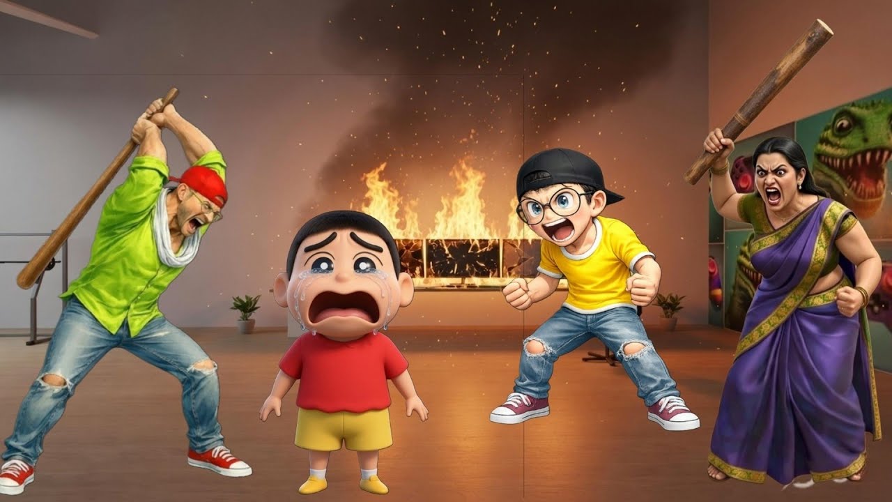 😱 Jack ne maar diye Shin-chan ko🤯 indian theft auto simulator lyara Gaming 2.0 