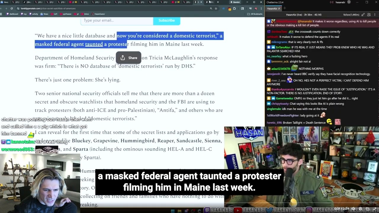 Hasan Finally banned on Twitch...