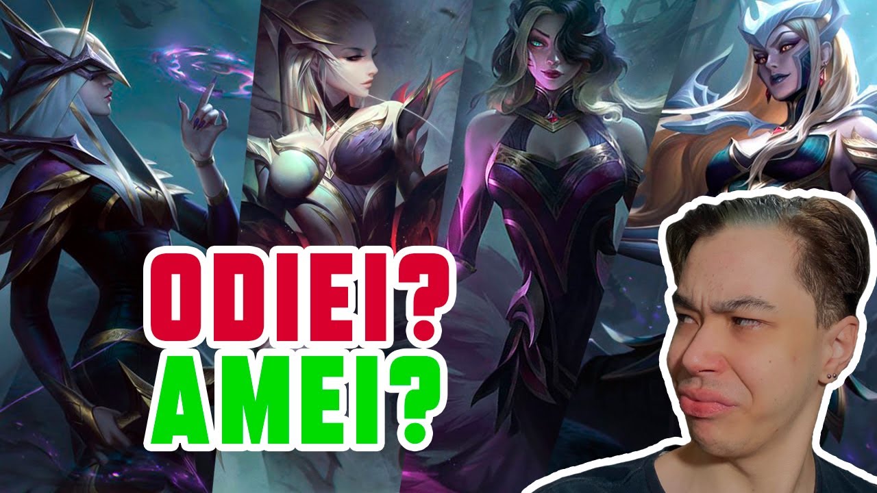 REACT SKINS CONGREGAÇÃO DAS BRUXAS | League of legends coven