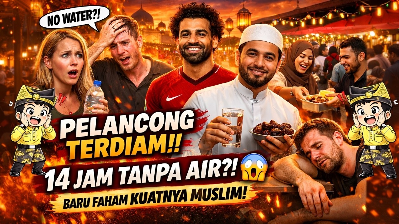 PELANCONG TERDIAM‼️ Cuba Puasa di Malaysia… Lepas 1 Hari Terus Mengaku KALAH! 😱