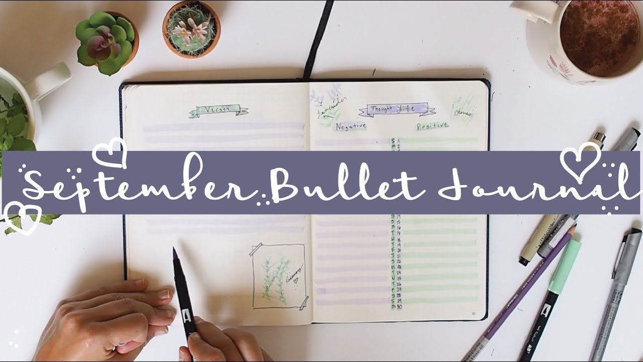 September 2018 Bullet Journal | Plan with me