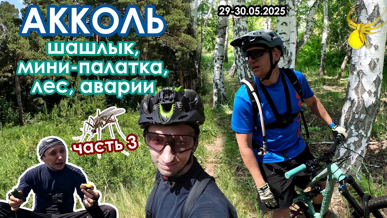 Акколь, шашлык, мини-палатка, лес, аварии (часть 3)