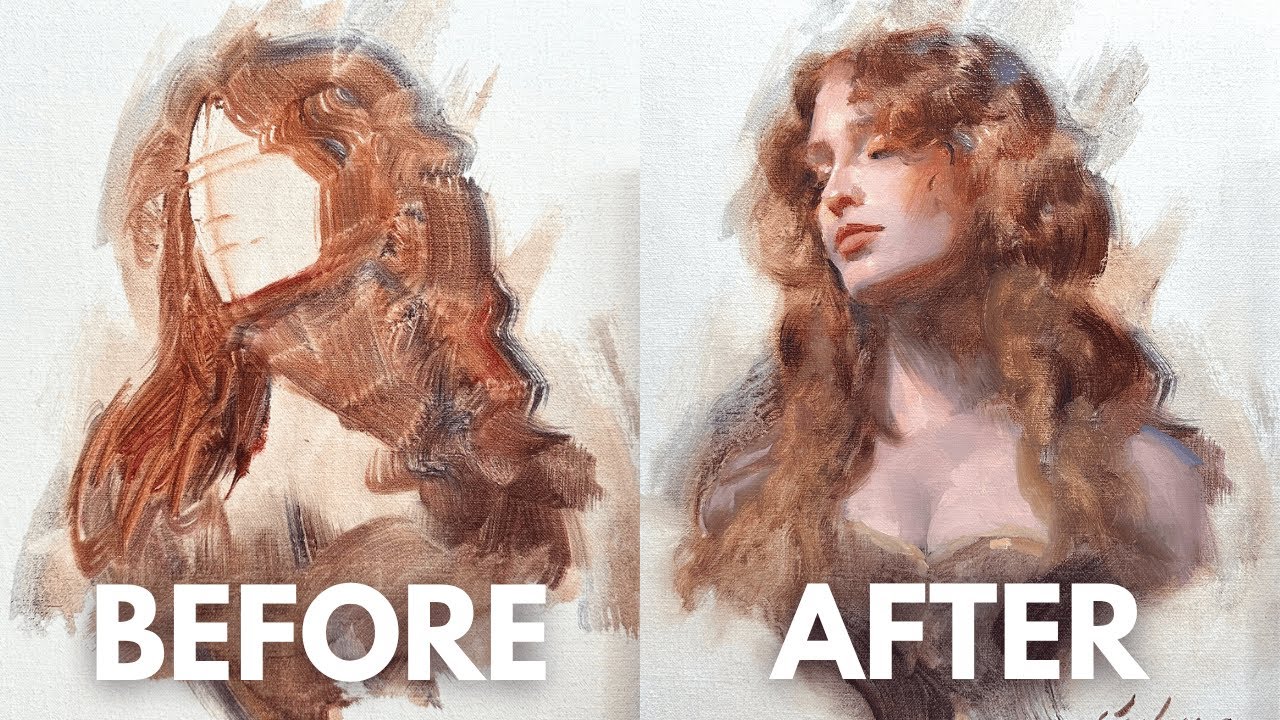 Why Your "Ugly" Portrait Block-In Is Actually PERFECT | Alla Prima by Chelsea Lang