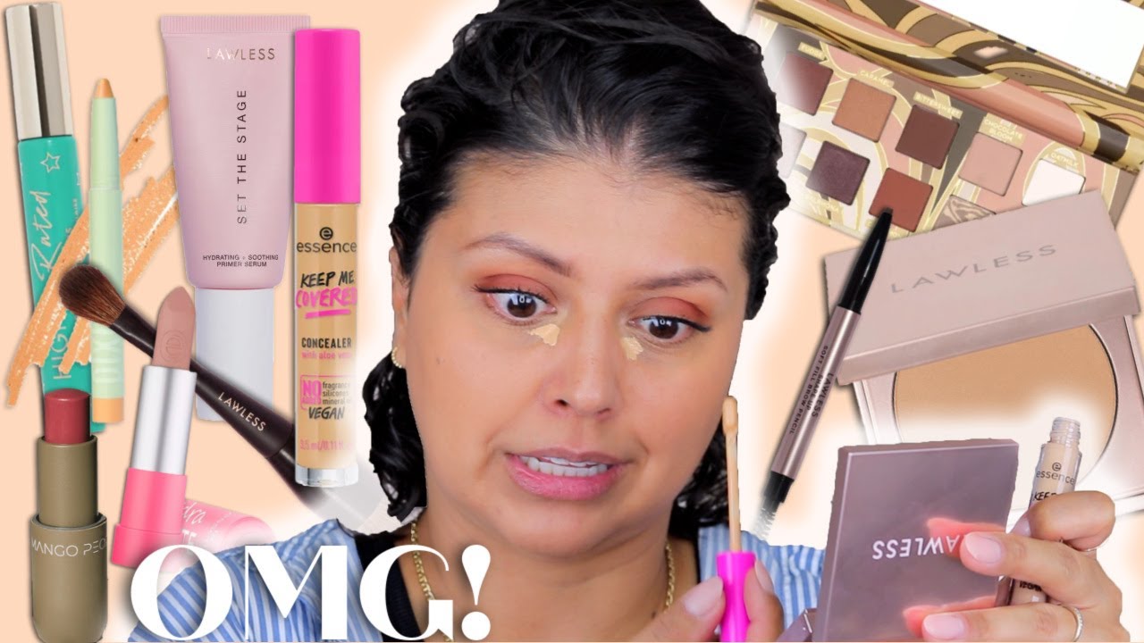 FULL FACE OF NEW MAKEUP...INCLUDING CONCEALER AND COLOR CORRECTOR | HITS AND MISSES