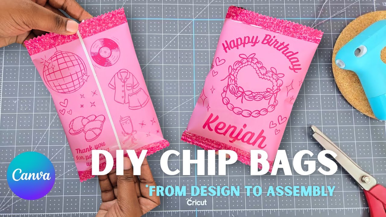 Суперпростое руководство по дизайну и сборке пакета для чипсов с помощью Canva