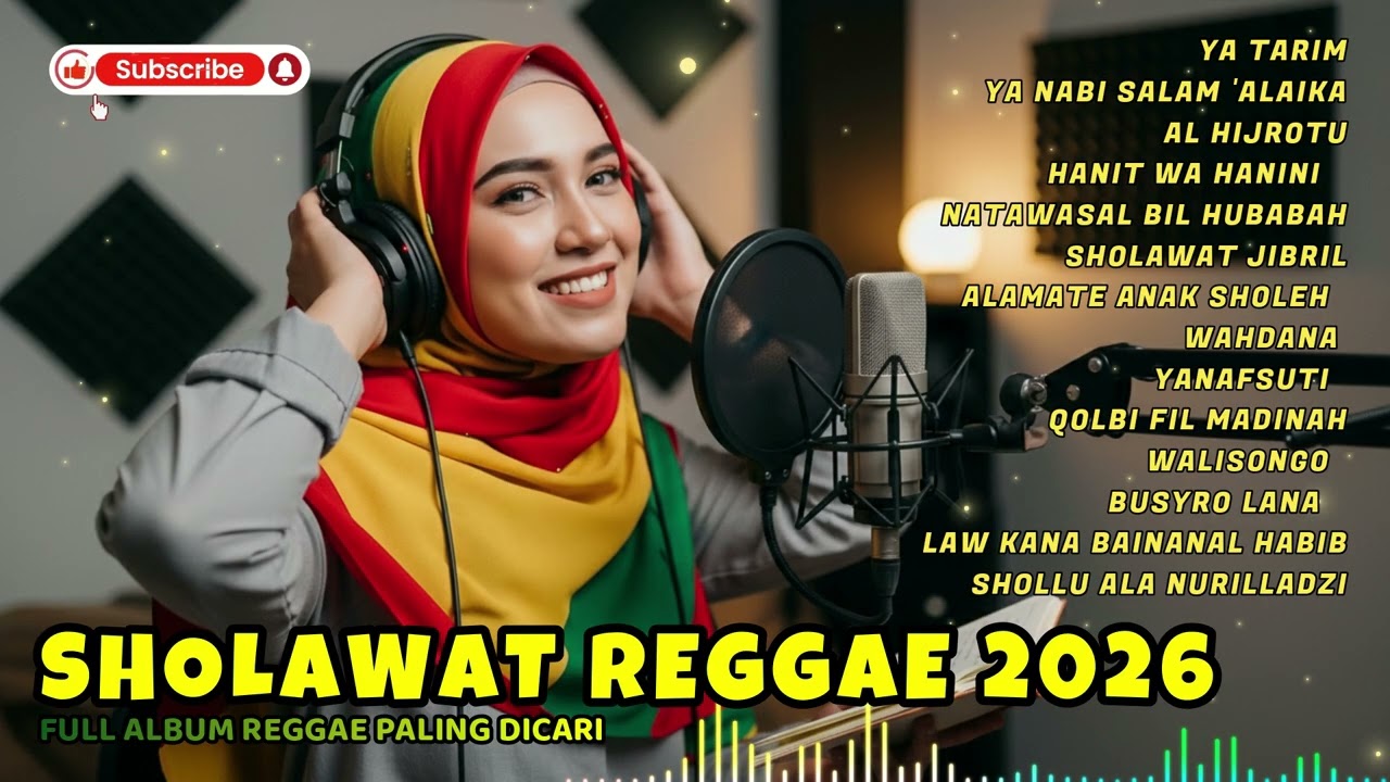 🌹 🎶 Sholawat Reggae Paling Merdu Tahun 2026  Irama Syahdu Penenangkan Jiwa