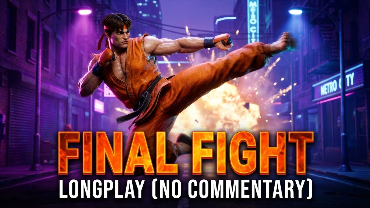 Final Fight Longplay No Commentary