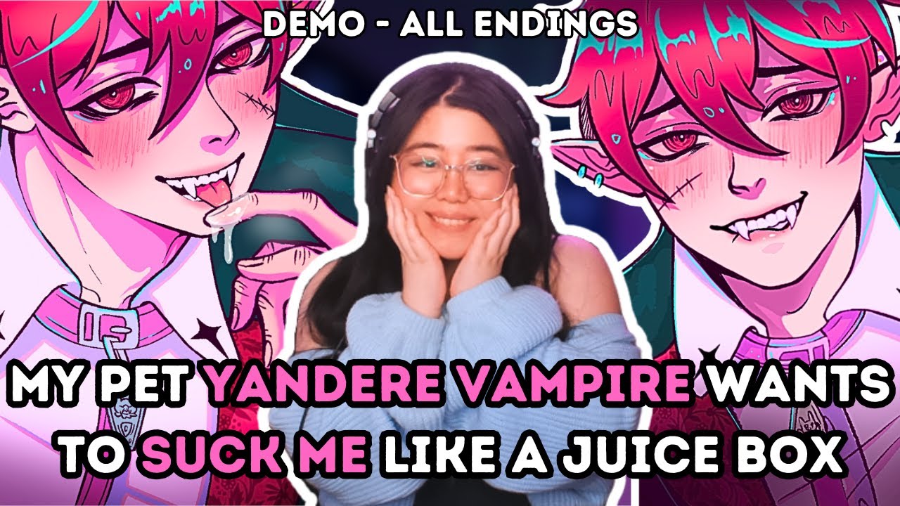 I Have A Yandere Vampire As A Pet?! (He’s Insane) | My Pet Vampire DEMO - ALL ENDINGS