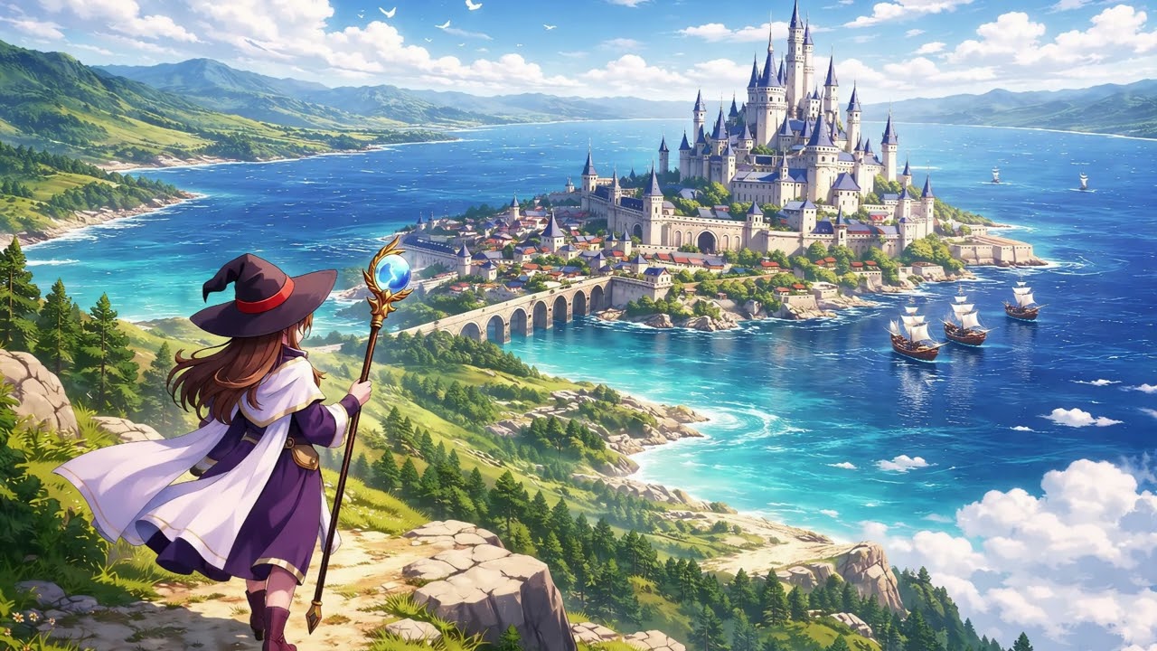 Fantasy Music for Relax & Study ✨📖 | Traveling Around the World 🌍🏰