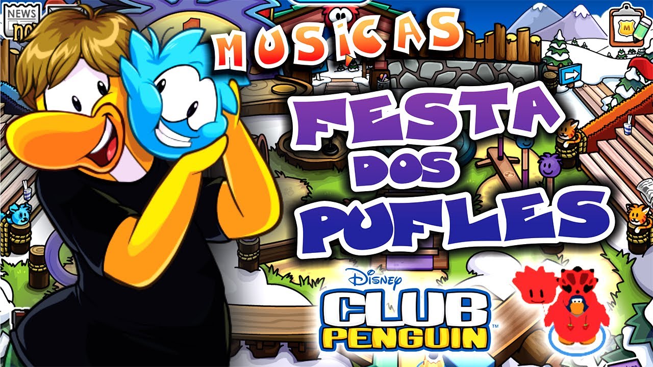 COLETÂNEA DE TODAS AS MÚSICAS DA FESTA DOS PUFFLES - Club Penguin
