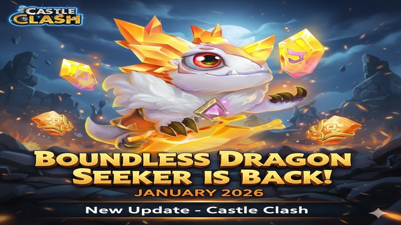 🐲Boundless Dragon Seeker is back! - January 2025 | Castle Clash🐲