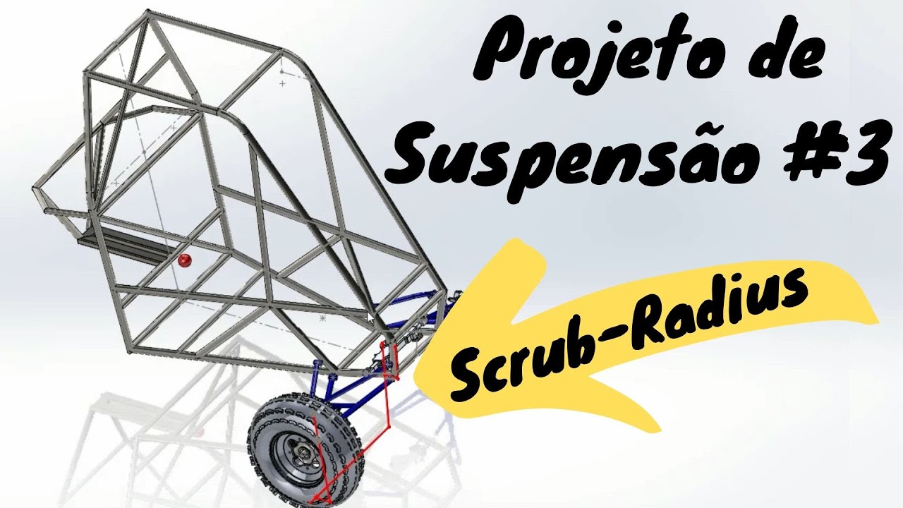 Projeto de Suspensão #3 - O que é Scrub Radius - Baja SAE