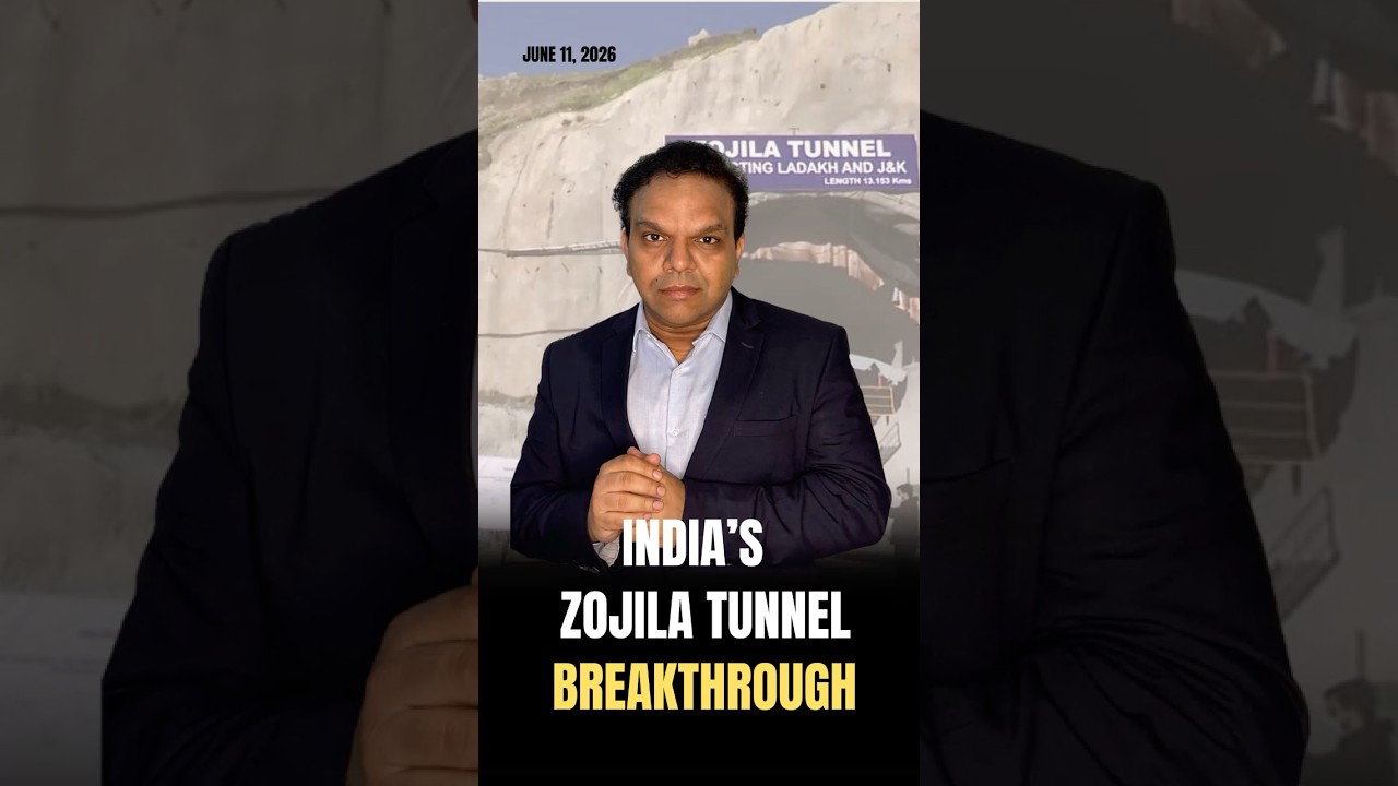 India's Zojila Breakthrough #india #kashmir #ladakh #zojilapass #zojila #zojilatunnel #zojilaupdate