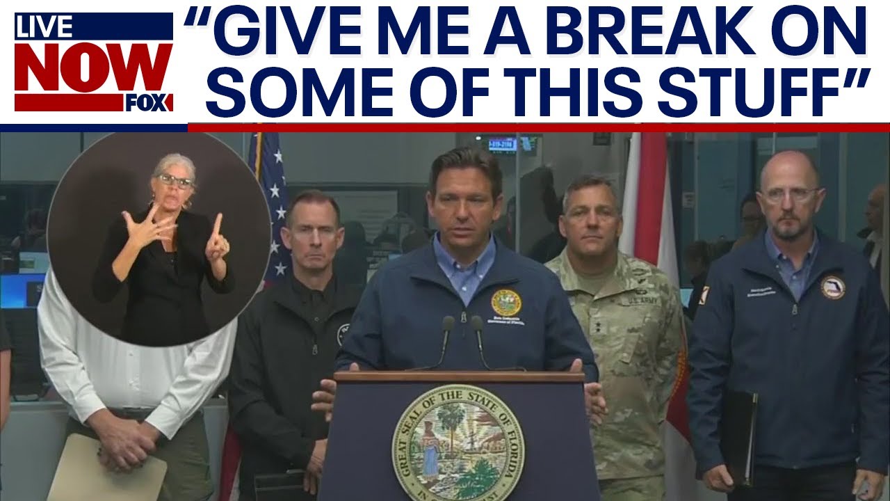 Hurricane Milton: FL gov. DeSantis provides update on storm aftermath | LiveNOW from FOX