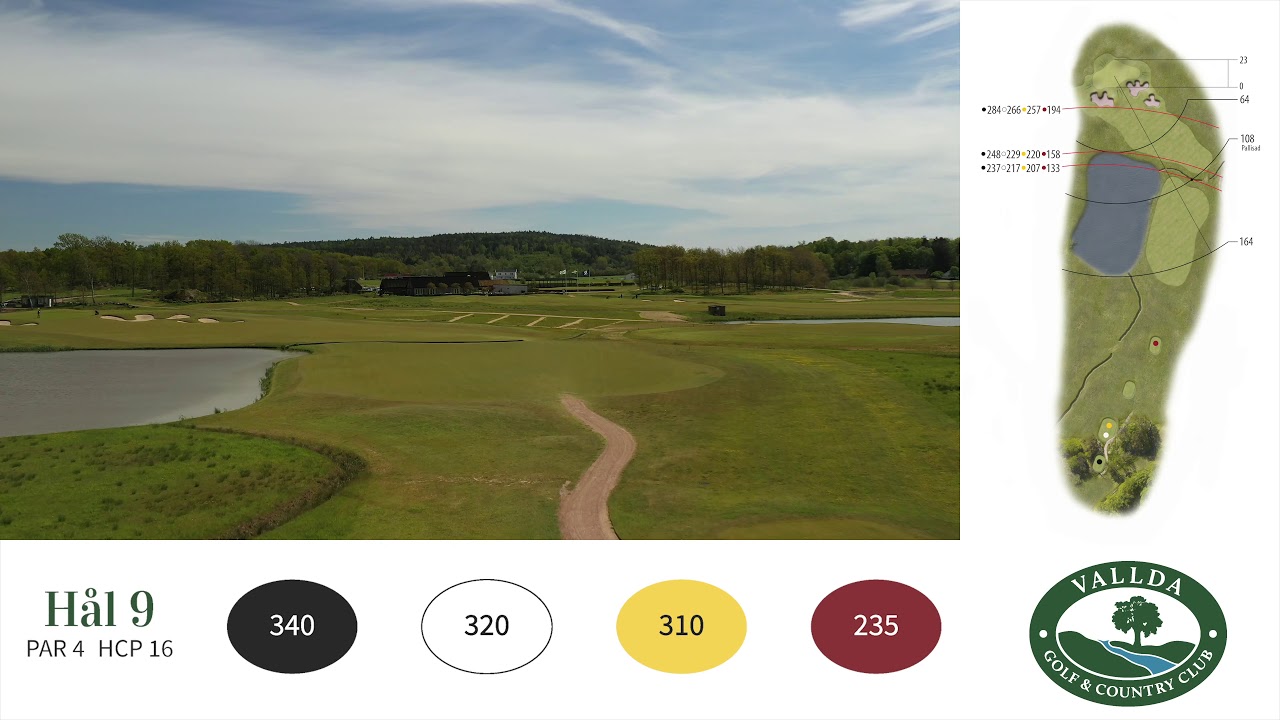 H&aring;l 9 Vallda Golf & Country Club