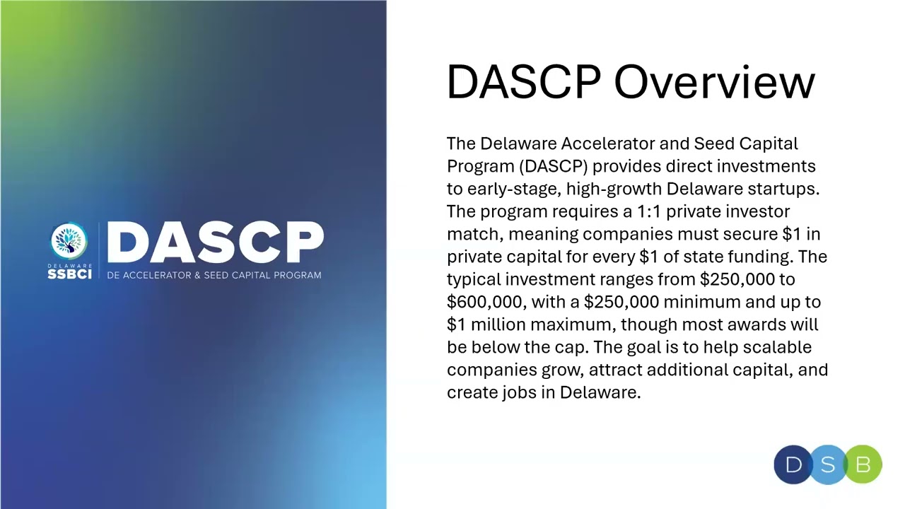 DASCP & DESVC Informational Webinar (3/10/26)