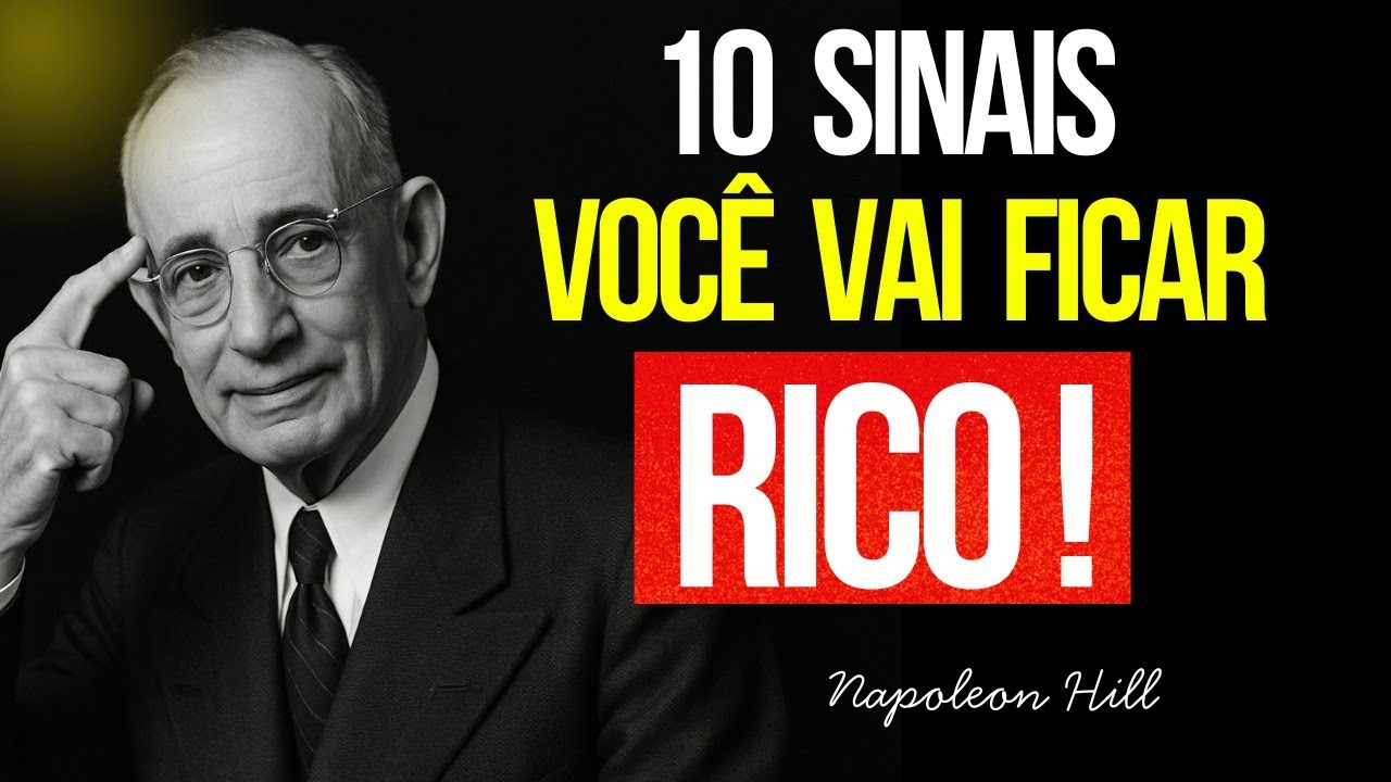 10 Sinais Claros Que Você Vai Ficar Rico – Napoleon Hill #napoleonhill #riqueza