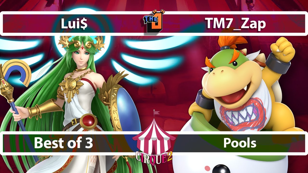 Lui$ (Palutena) vs TM7_Zap (Bowser Jr, Luigi) - Cirque 2 Smash Ultimate - Losers