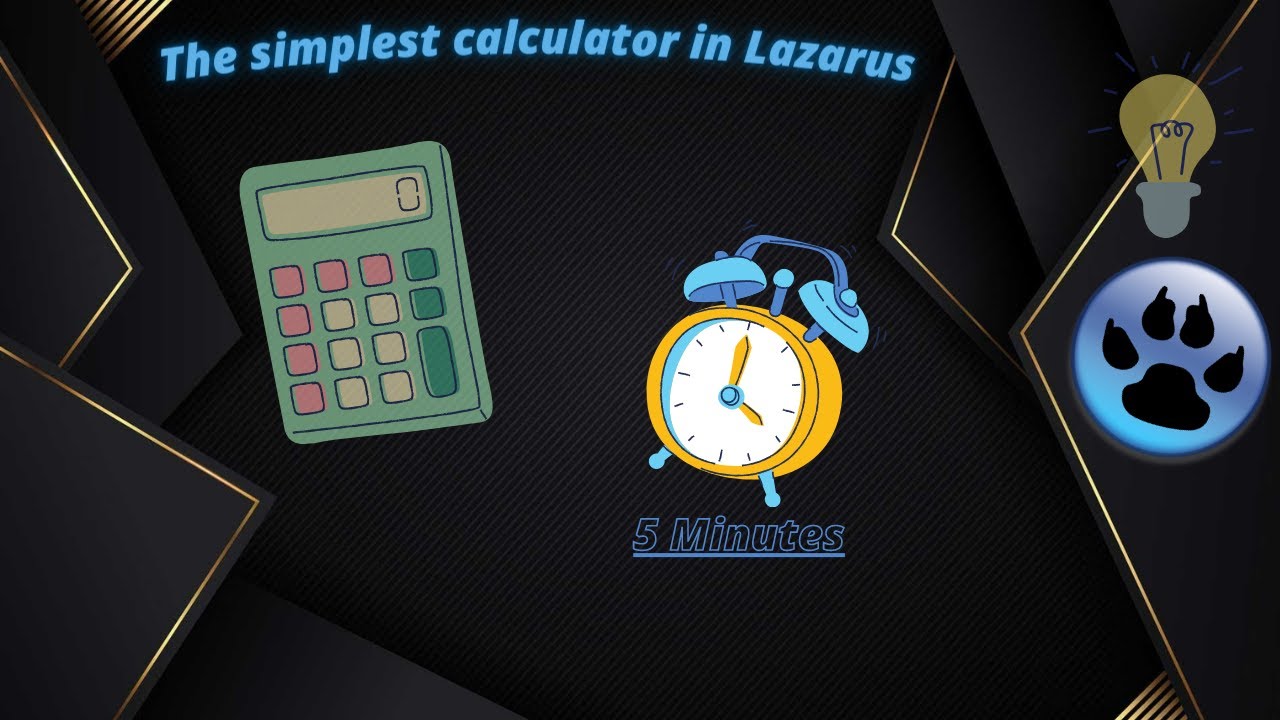 Simple calculator in Lazarus