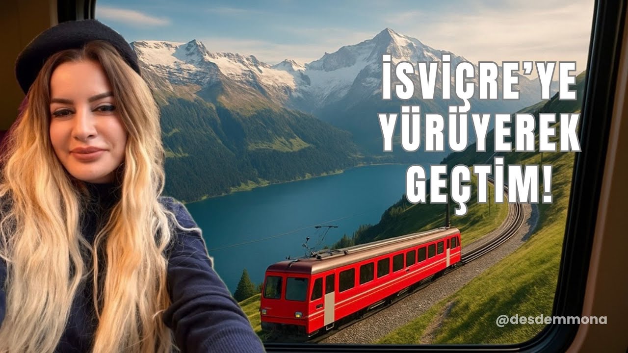 KARAVANI SOKAMADIM! Almanya’dan İsviçre’ye YÜRÜYEREK Geçiyorum! CROSSING SWISS BORDER BY WALKING!