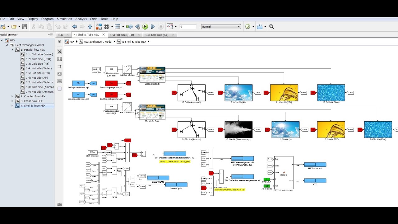 Shell & Tube Heat Exchanger | Matlab Simulink | Data Results | Signal Builder