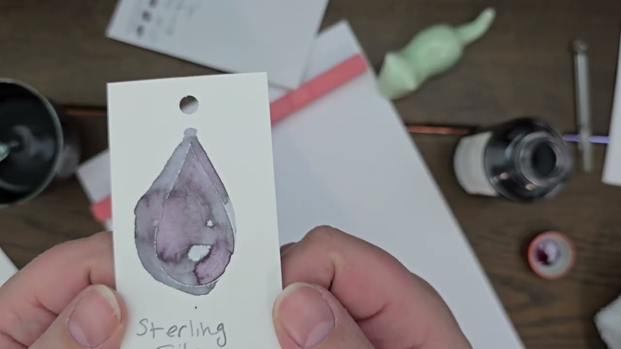 Sterling Silver Ink by Birmingham Pen Co Review - Cabbage Patch Soap