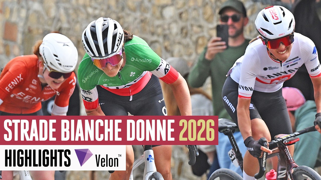 The BEST Strade finish you've ever seen 😍 | Strade Bianche Donne 2026 Highlights