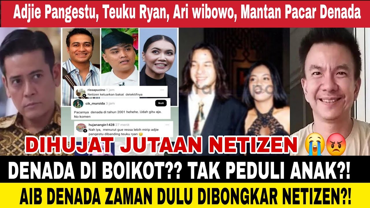 Terbongkar Sosok Adjie Pangestu teuku ryan ari wibowo Aktor Mantan Pacar Denada, ayah biologis ressa