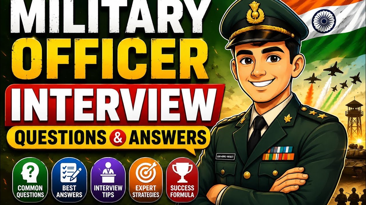 Military Officer Interview Questions & Answers - English Speaking Conversation