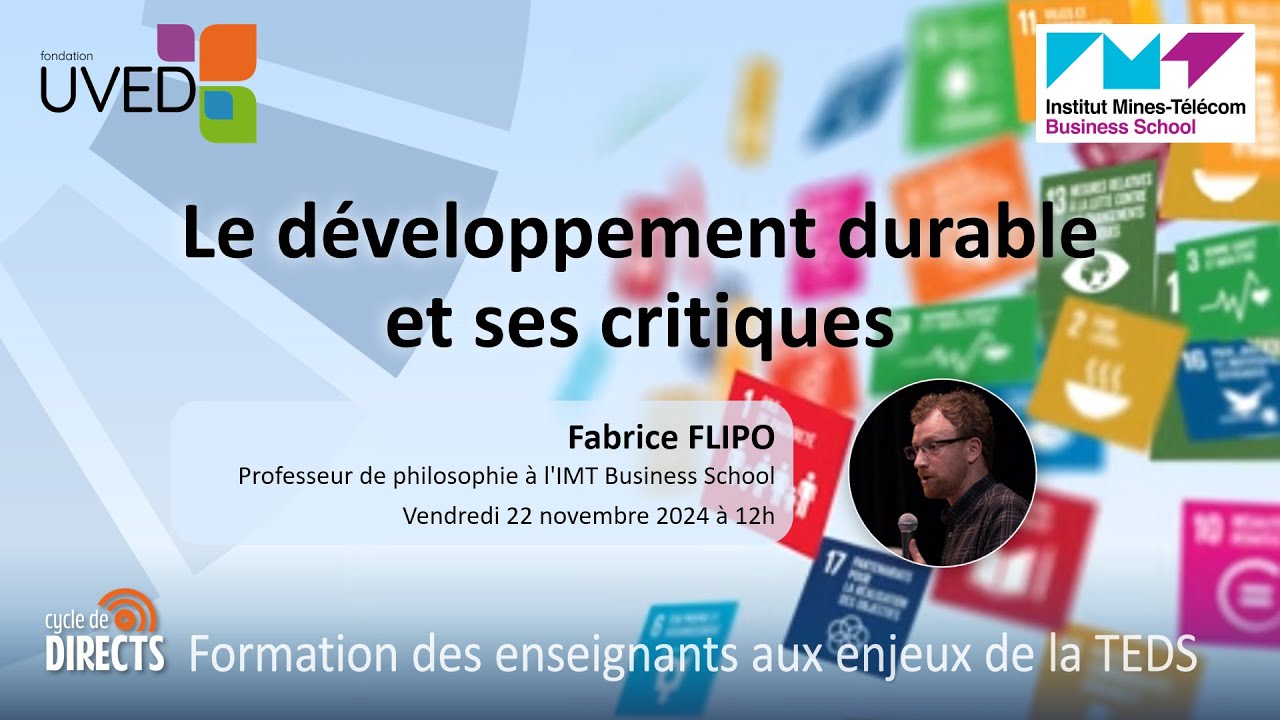 Formation des enseignants du supérieur sur le développement durable et ses critiques / Fabrice Flipo