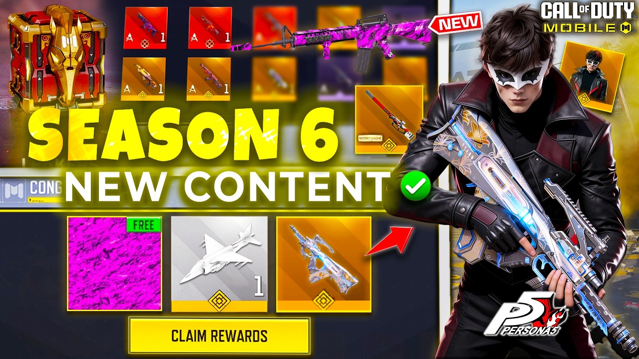 NEW Season 6 Leaks | BR Update | Scorestreaks & Camos | Test Server | COD Mobile | CODM Leaks