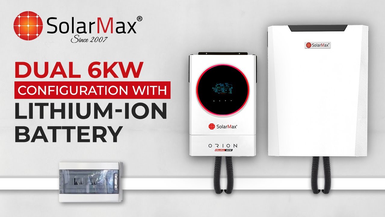 How to connect and configure SM-Dual  LFP 5.37K Battery with SM-Orion Dual 6kw inverter.