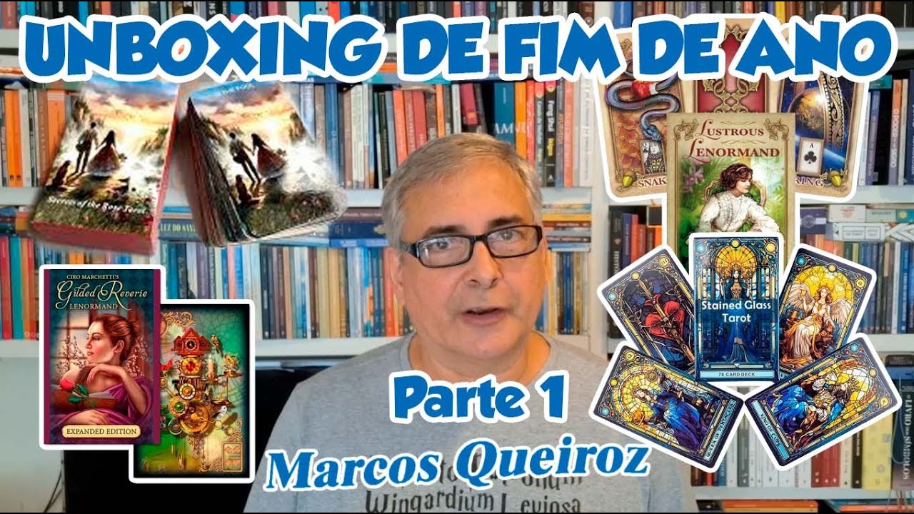 UNBOXING DE FIM DE ANO (Tarôs e Lenormands) - Parte 1